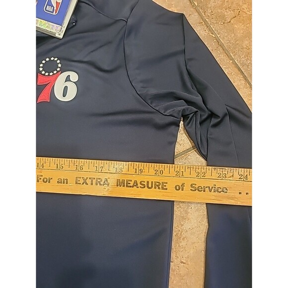 NWT Philadelphia 76ers Antigua 1/4-Zip Pullover Mens MED Sixers NBA Activewear - Picture 4 of 5